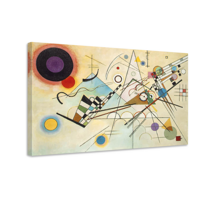 Abstract wall art 1 geometric shape design - TenStickers