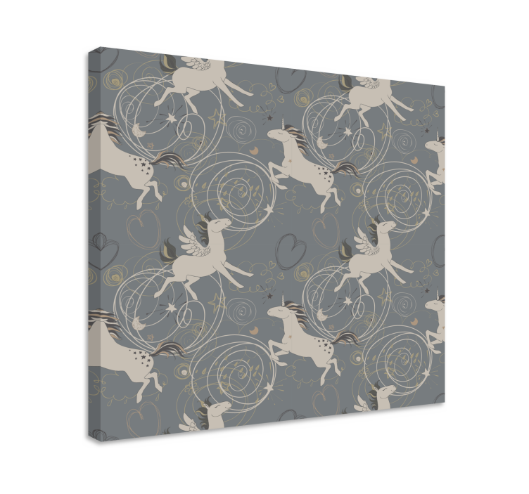 Unicorn pictures framed enchanting winged beings - TenStickers