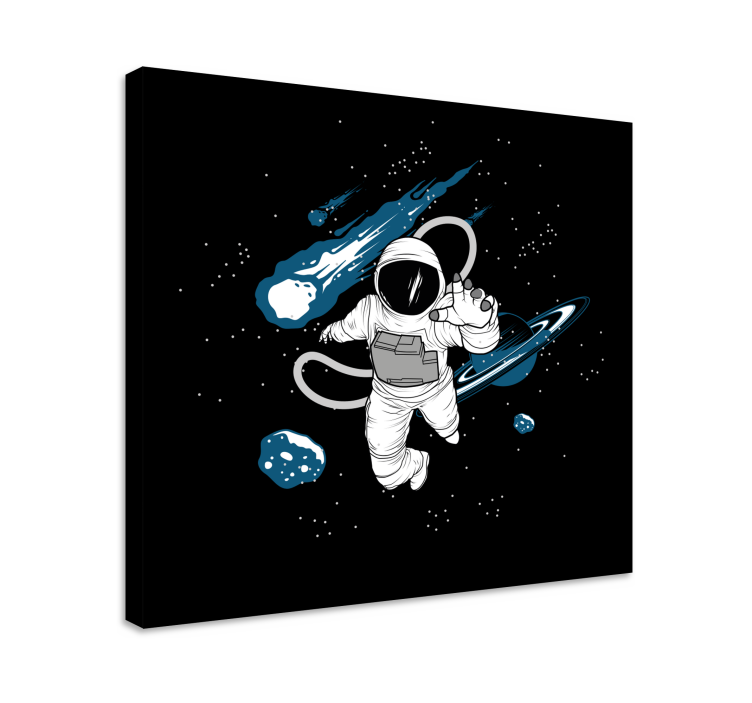 Videgoames canvas astronaut in the universe - TenStickers