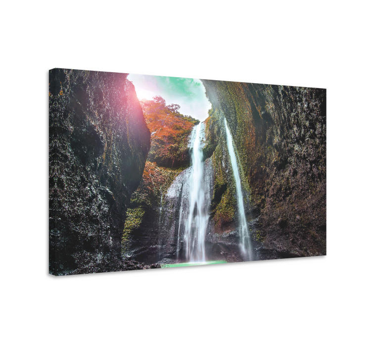 Landscape canvas grand cascade view - TenStickers