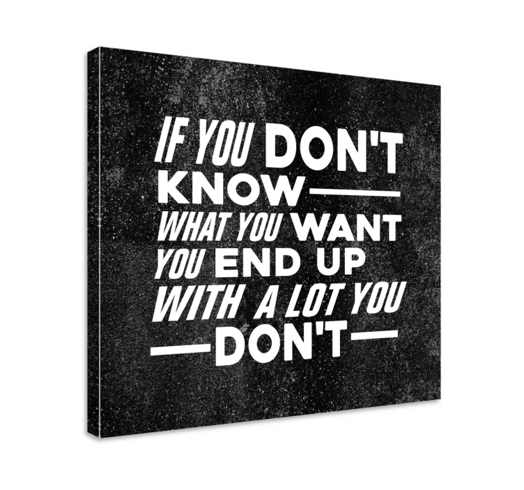Quote canvas motivational life insight - TenStickers