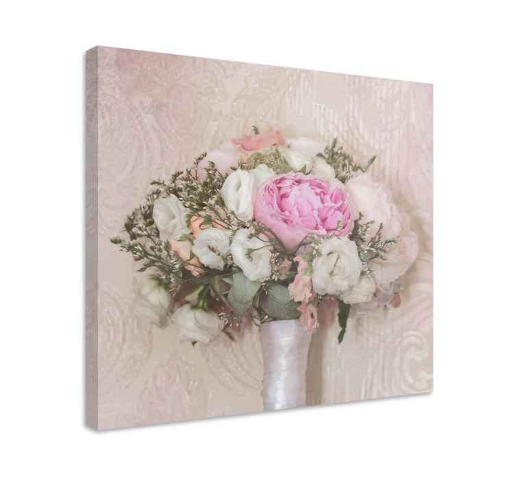 Flowers canvas soft floral arrangements - TenStickers