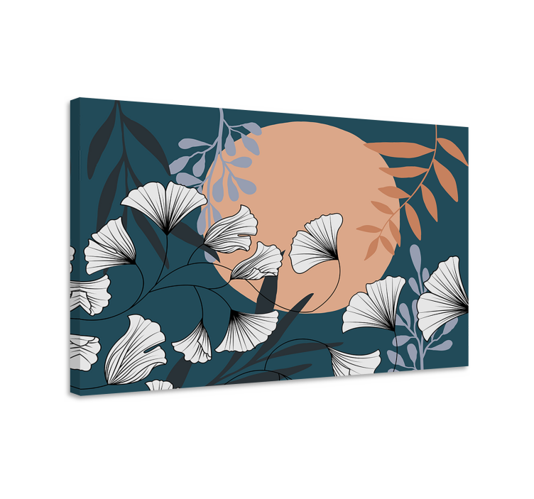 Flowers canvas elegant floral display - TenStickers