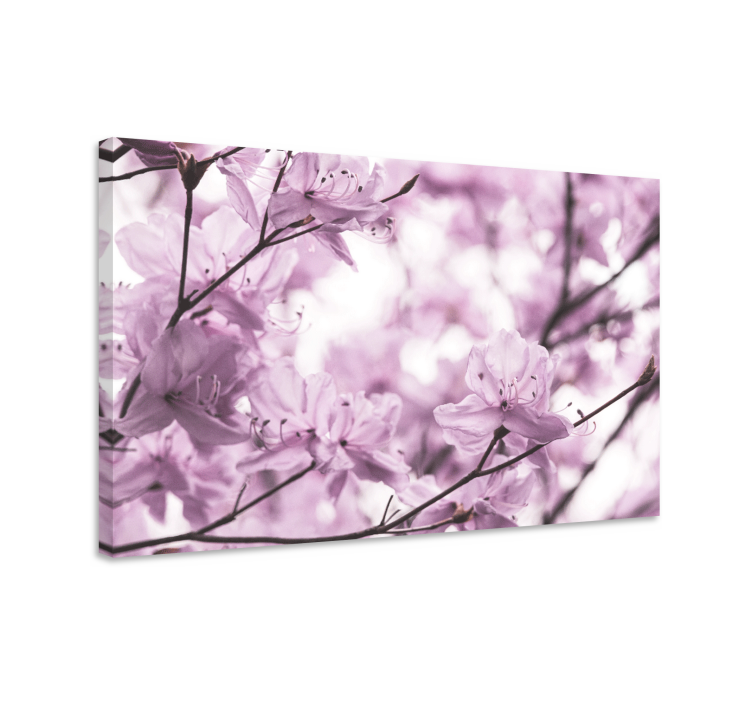 Flowers canvas delicate floral blooms - TenStickers