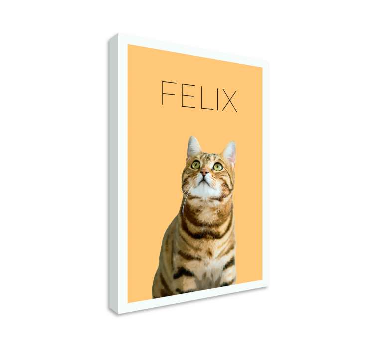 Minimalist pet portrait office canvas art - TenStickers
