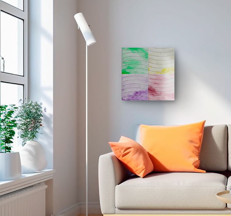 Ramblas tiles  living room wall art - TenStickers