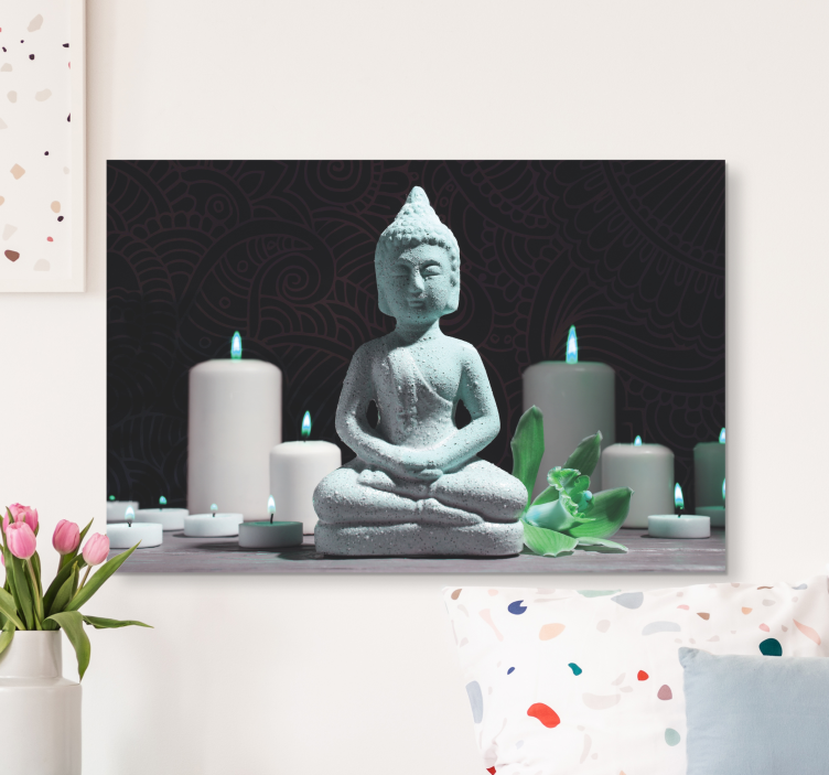 Decorative Zen canvas art print - TenStickers