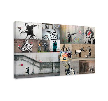 multiple collage canvas art - TenStickers