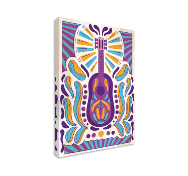 Musical motifs music canvas wall art - TenStickers