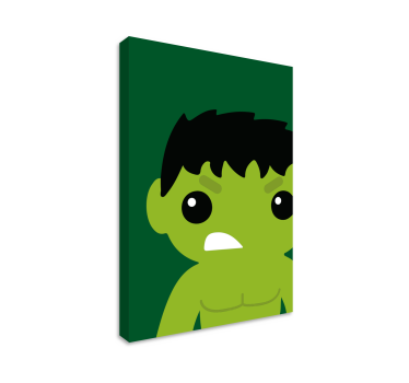 Superhéroes Hulk infantil superhero framed wall art - TenStickers