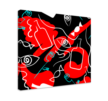 Modern Abstract canvas art - TenStickers