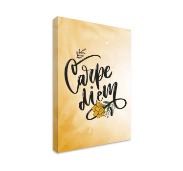 Carpe diem Master bedroom canvas wall art - TenStickers