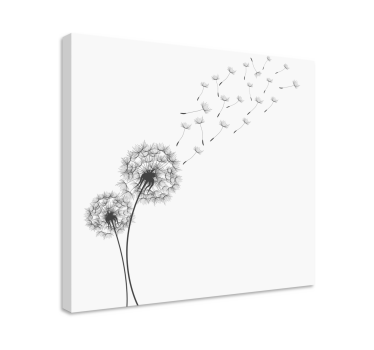 Dandelion bedroom canvas art - TenStickers