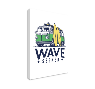 Surfer truck teen canvas prints - TenStickers