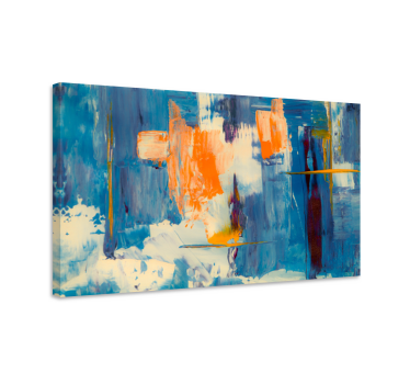 Nordic Paint Splash abstract framed wall art - TenStickers