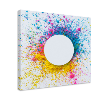Circle Splash canvas art - TenStickers