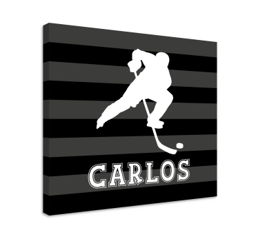 Ice Hockey customizable canvas prints - TenStickers