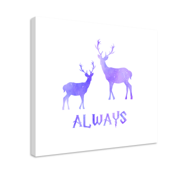 Harry Potter stag canvas prints - TenStickers
