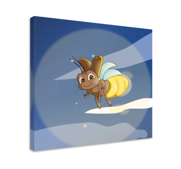 Cute baby cartoon firefly wall pictures for nursery - TenStickers