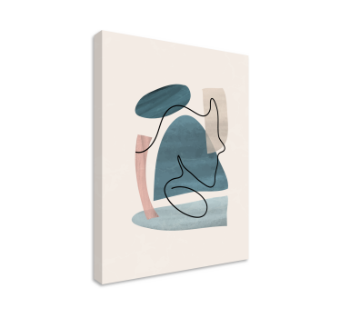 Elegant litography Office canvas art - TenStickers