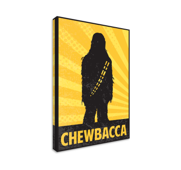 Comic style movie characters pattern character canvas - TenStickers