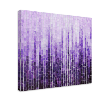 Ombre effect tiles pattern canvas art - TenStickers