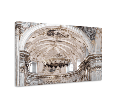 Canvas art church interior features - TenStickers