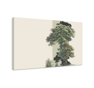 Aesthetic tree design canvas art - TenStickers