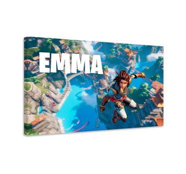 jump into the void customized canvas print - TenStickers