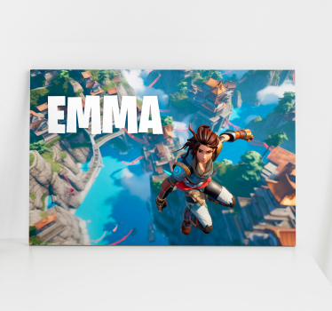 jump into the void customized canvas print - TenStickers