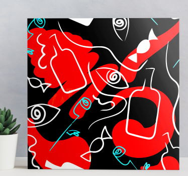 Modern Abstract canvas art - TenStickers