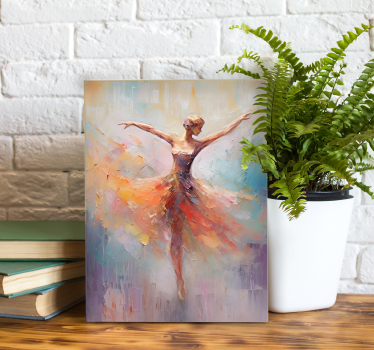 Ballet dancer canvas art - TenStickers
