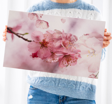 Bath flowers Bathroom wall art canvas - TenStickers