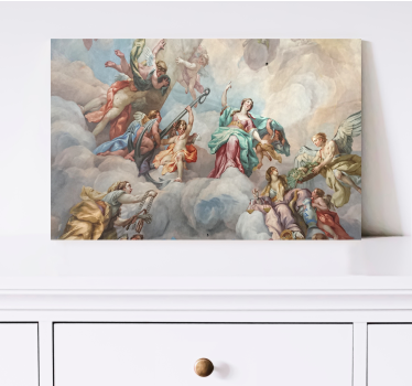 Canvas art mythical cloud scene - TenStickers