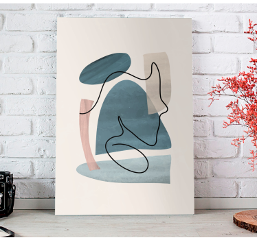 Elegant litography Office canvas art - TenStickers
