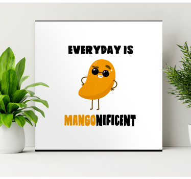 Funny quote with mango wall art quote prints - TenStickers