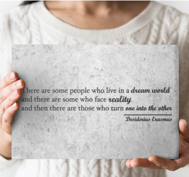 Make your dream into reality wall art quote prints - TenStickers