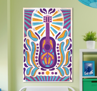 Musical motifs music canvas wall art - TenStickers