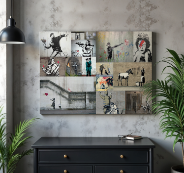 multiple collage canvas art - TenStickers