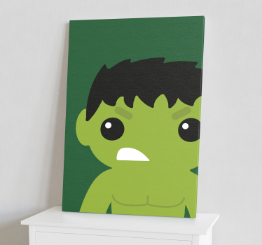 Superhéroes Hulk infantil superhero framed wall art - TenStickers