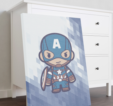 Captain America superhero wall art - TenStickers