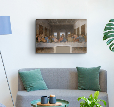 The last supper design painting wall canvas art - TenStickers