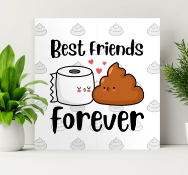 Toilet Funny quote design  wall art  prints - TenStickers
