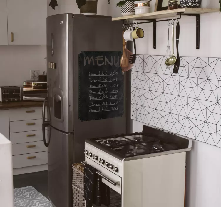 Menu chalkboard sticker - TenStickers