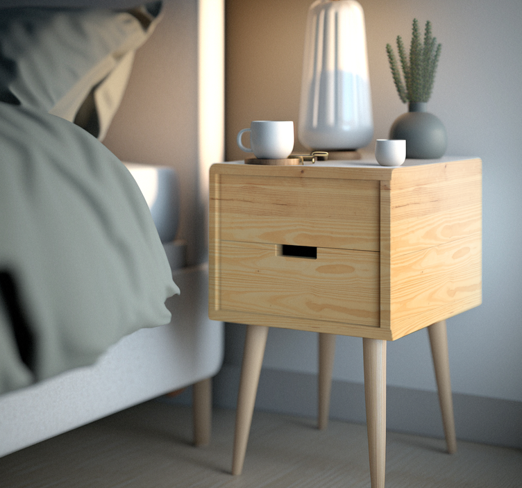 Light Wood furniture decal  - TenStickers