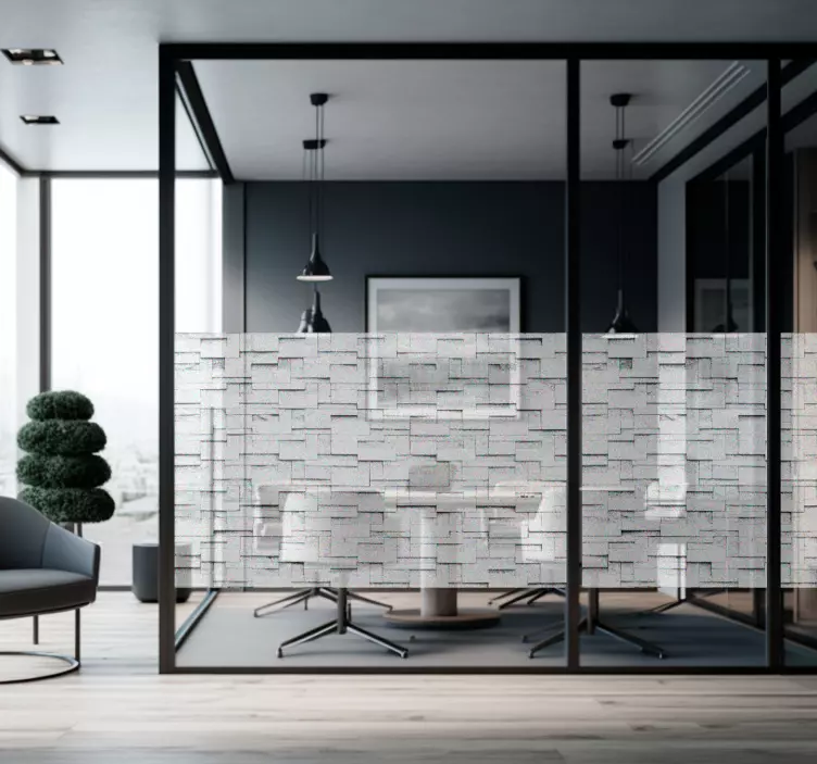 Translucent texture window sticker - TenStickers