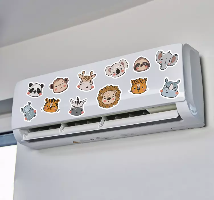 Animal Sticker air-conditioned sticker - TenStickers