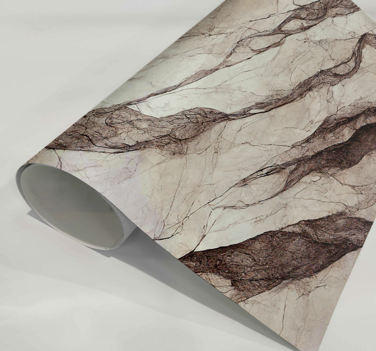 Brown marble furniture decal - TenStickers