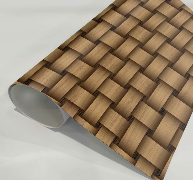 Wood intertwines furniture decal - TenStickers