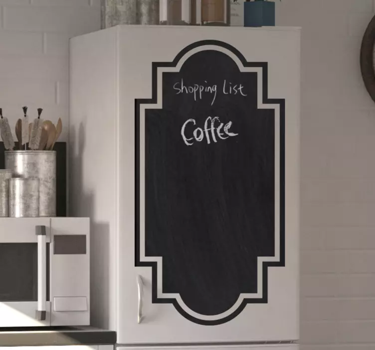 Blackboard Home Appliances write on sticker - TenStickers